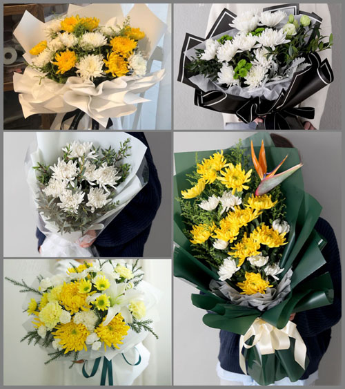 四川成都邛崃市羊安镇白事花束代送